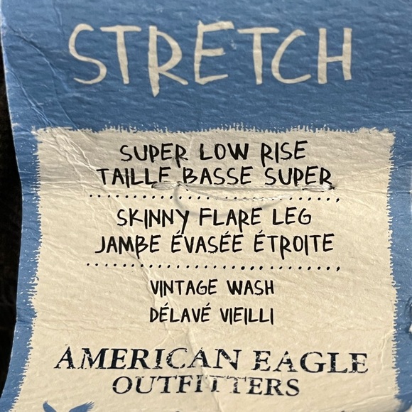 Old school American eagle dark green jeans embroidered - Picture 2 of 3